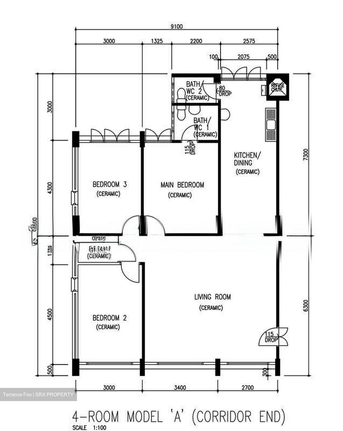 Blk 855 Woodlands Street 83 (Woodlands), HDB 4 Rooms #544141861